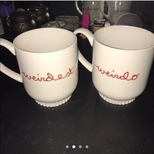Weirdo+Weirdest mugs